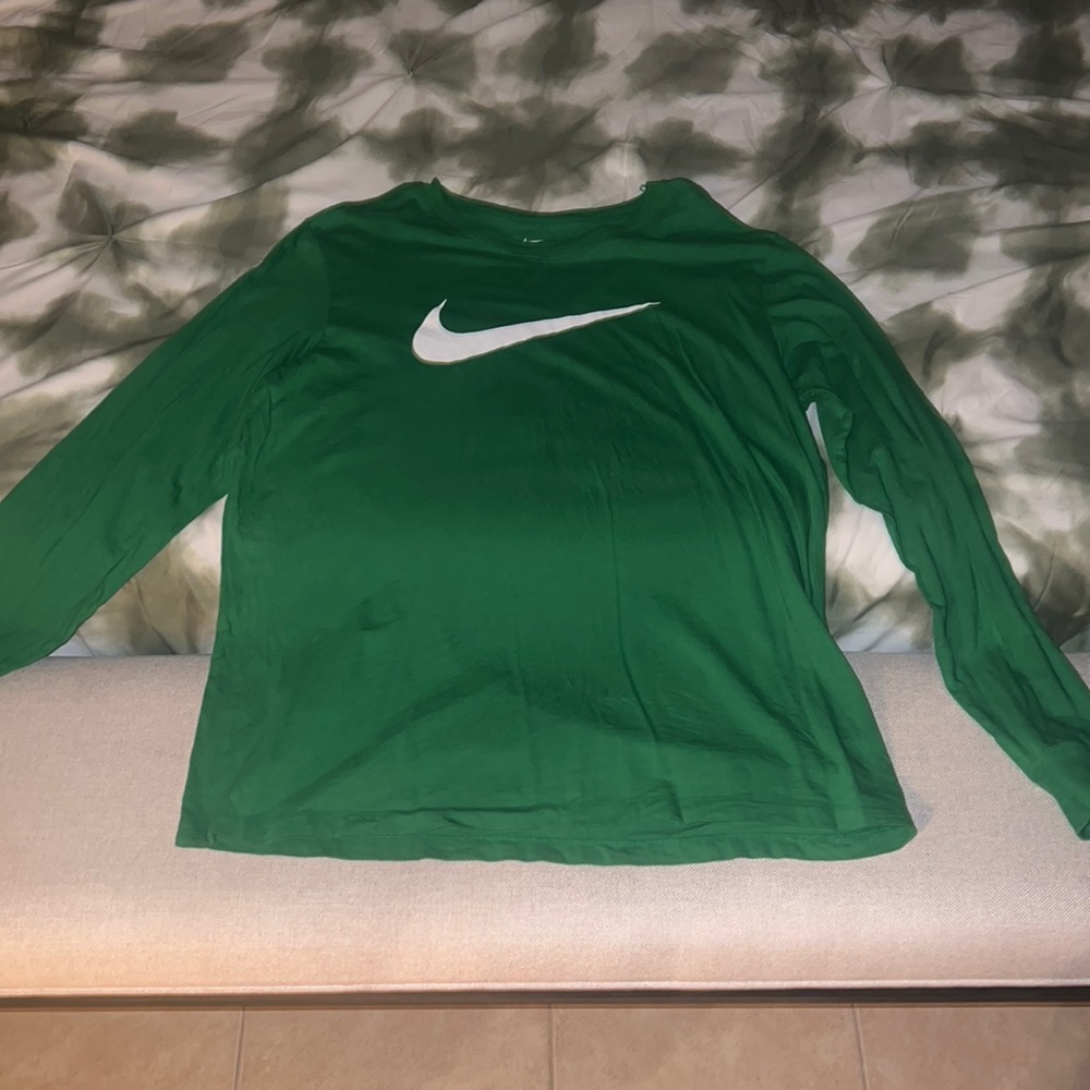Nike Green Long Sleeve T-shirt Size XL Men
